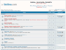 Tablet Screenshot of forum.istebna.com